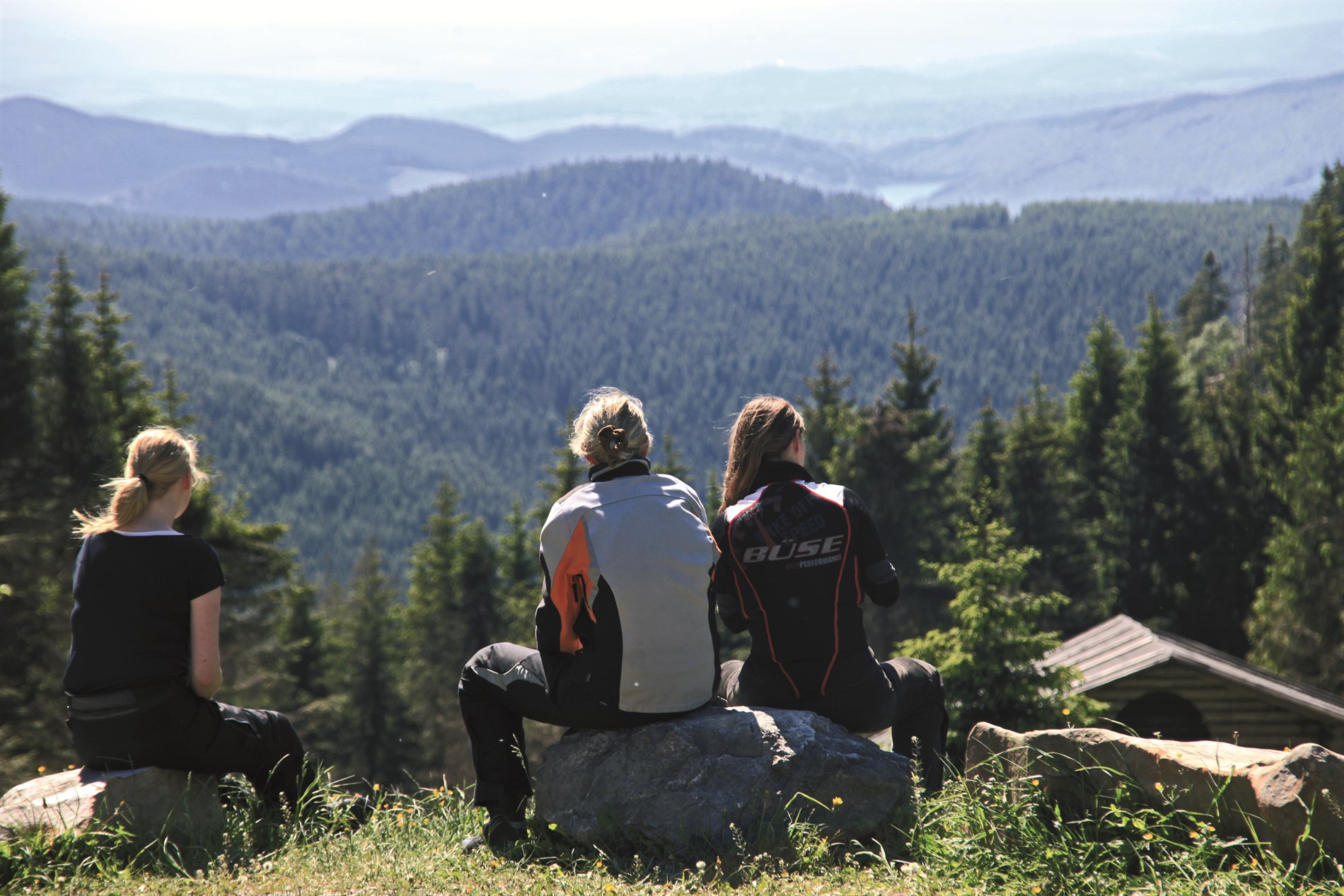 Motorrad fahren im Harz